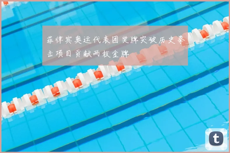 菲律宾奥运代表团奖牌突破历史拳击项目贡献两枚金牌