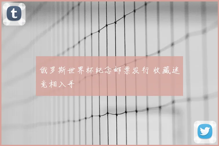 俄罗斯世界杯纪念邮票发行 收藏迷竞相入手